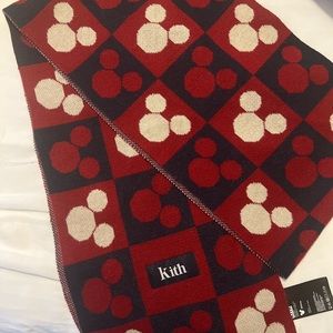 Kith x Disney monogram scarf